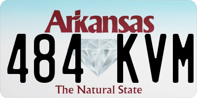 AR license plate 484KVM