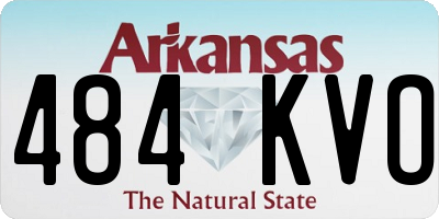 AR license plate 484KVO
