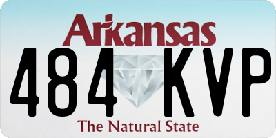 AR license plate 484KVP