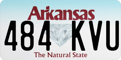 AR license plate 484KVU