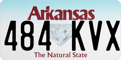 AR license plate 484KVX