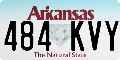 AR license plate 484KVY