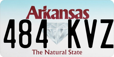 AR license plate 484KVZ