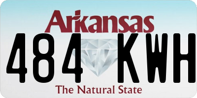 AR license plate 484KWH
