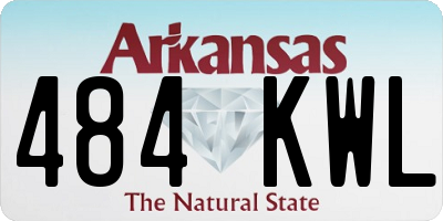 AR license plate 484KWL