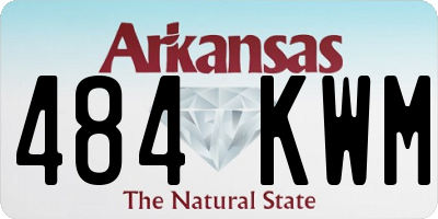 AR license plate 484KWM
