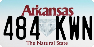 AR license plate 484KWN