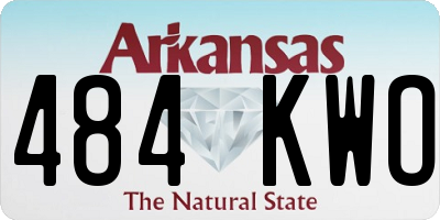 AR license plate 484KWO