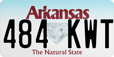 AR license plate 484KWT