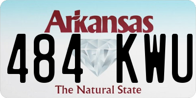 AR license plate 484KWU