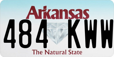 AR license plate 484KWW