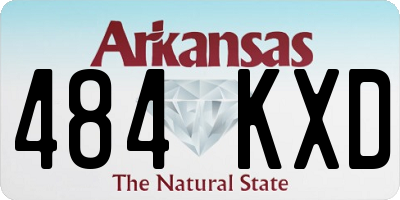 AR license plate 484KXD
