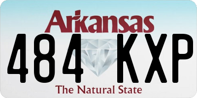AR license plate 484KXP