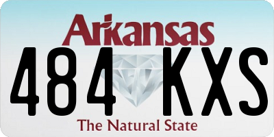 AR license plate 484KXS