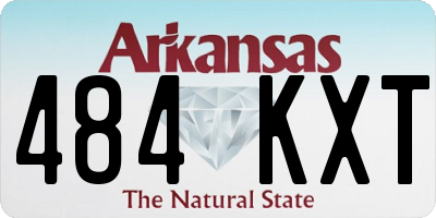 AR license plate 484KXT
