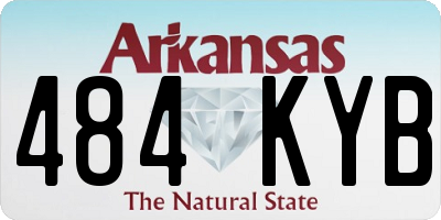 AR license plate 484KYB