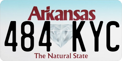 AR license plate 484KYC