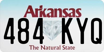 AR license plate 484KYQ