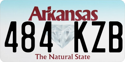 AR license plate 484KZB