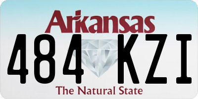 AR license plate 484KZI