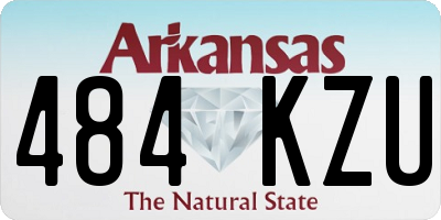 AR license plate 484KZU