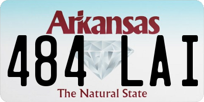 AR license plate 484LAI