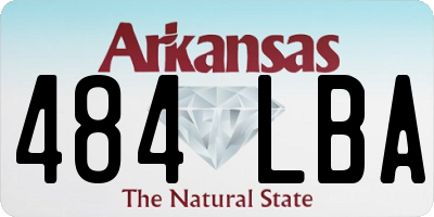 AR license plate 484LBA