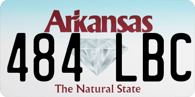 AR license plate 484LBC
