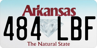 AR license plate 484LBF