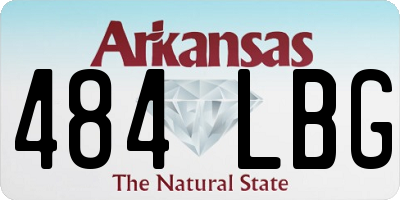 AR license plate 484LBG