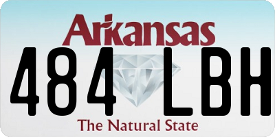 AR license plate 484LBH