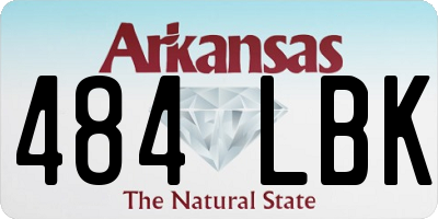 AR license plate 484LBK