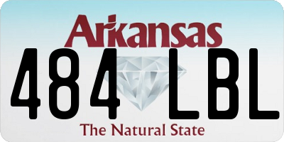 AR license plate 484LBL