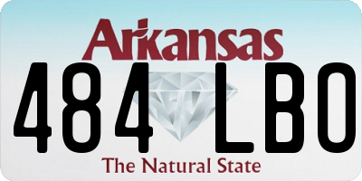 AR license plate 484LBO