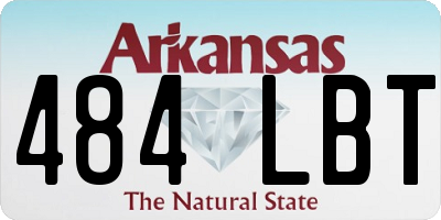 AR license plate 484LBT