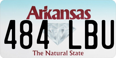 AR license plate 484LBU