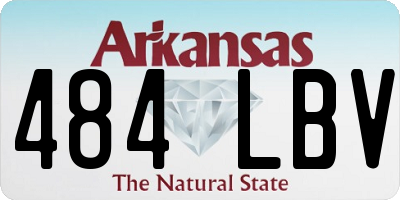 AR license plate 484LBV