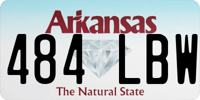 AR license plate 484LBW