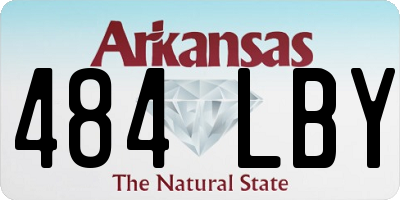 AR license plate 484LBY
