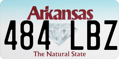 AR license plate 484LBZ