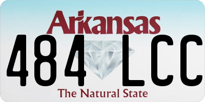 AR license plate 484LCC