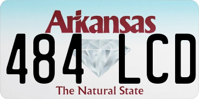 AR license plate 484LCD