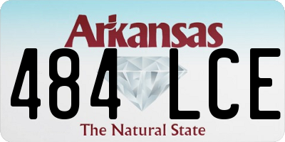 AR license plate 484LCE