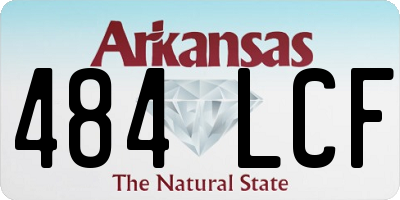 AR license plate 484LCF