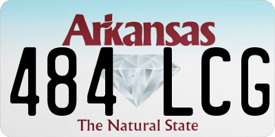 AR license plate 484LCG