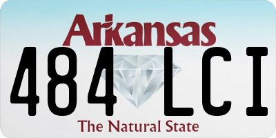 AR license plate 484LCI