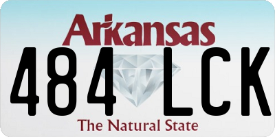 AR license plate 484LCK