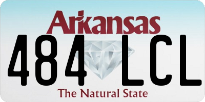 AR license plate 484LCL