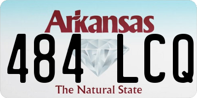 AR license plate 484LCQ