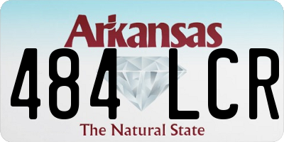 AR license plate 484LCR